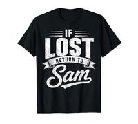 Si Vous êtes Perdu, retournez à Sam Couples Funny Matching T-Shirt Graphique avec Valeur