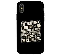 Si Vous flirtez avec Moi, Faites-Le Savoir et Soyez extrêmement Coque pour iPhone X/XS
