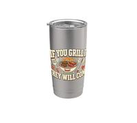 Si vous le grillez, ils viendront à fumer la viande barbecue Grillmaster Gobelet isotherme en acier inoxydable double paroi