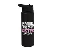 Si vous le trouvez, veuillez retourner à ma belle-sœur Stainless Steel Insulated Water Bottle