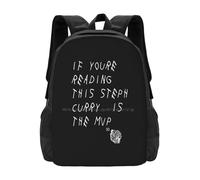 Si Vous lisez ceci, Steph Curry est Le MVP Cartable Sac à Dos Sacs de Mode Steph Curry Joueur Le Plus précieux