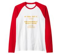 Si Vous Mangez Un D20, Vous devenez Une Tour à dés très Lente Manche Raglan