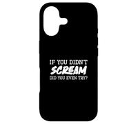 Si Vous n'avez Pas crié, Avez-Vous même essayé Funny Indoor Boulderer Coque pour iPhone 17