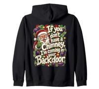 Si Vous n'avez Pas de cheminée, drôle de Père Noël Sweat à Capuche