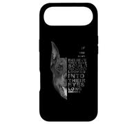 Si Vous ne Croyez Pas qu'ils Ont des âmes Portrait de Chien Doberman Coque pour iPhone Air