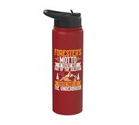 Si vous ne faites pas partie de la solution, vous faites partie de Underbrush Stainless Steel Insulated Water Bottle