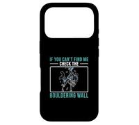 Si Vous ne me Trouvez Pas, jetez Un œil au Mur de Boulderer Coque pour iPhone 17 Pro