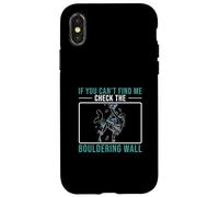 Si Vous ne me Trouvez Pas, jetez Un œil au Mur de Boulderer Coque pour iPhone X/XS