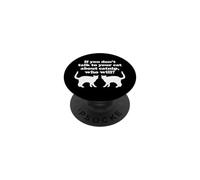Si Vous ne Parlez Pas à Vos Chats de l'herbe à Chat, Qui Le fera? - Chat PopSockets PopGrip Adhésif
