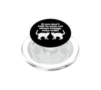 Si Vous ne Parlez Pas à Vos Chats de l'herbe à Chat, Qui Le fera? - Chat PopSockets PopGrip pour MagSafe