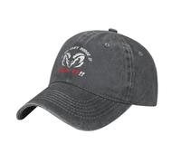Si Vous ne Pouvez Pas l’esquiver Ram It Casquette de Baseball Vintage Washed Denim Snapback Cap Retro Dad Hats Unisexe Adjustable Sun Visor Hat