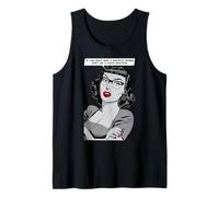 Si Vous ne Voulez Pas de réponse Sarcastique Retro Pop Art Girl Débardeur