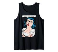 Si Vous ne Voulez Pas de réponse Sarcastique Retro Pop Art Girl Débardeur