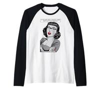 Si Vous ne Voulez Pas de réponse Sarcastique Retro Pop Art Girl Manche Raglan