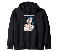 Si Vous ne Voulez Pas de réponse Sarcastique Retro Pop Art Girl Sweat à Capuche
