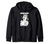 Si Vous ne Voulez Pas de réponse Sarcastique Retro Pop Art Girl Sweat à Capuche