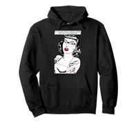 Si Vous ne Voulez Pas de réponse Sarcastique Retro Pop Art Girl Sweat à Capuche