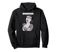 Si Vous ne Voulez Pas de réponse Sarcastique Retro Pop Art Girl Sweat à Capuche