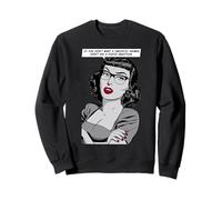Si Vous ne Voulez Pas de réponse Sarcastique Retro Pop Art Girl Sweatshirt