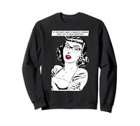 Si Vous ne Voulez Pas de réponse Sarcastique Retro Pop Art Girl Sweatshirt