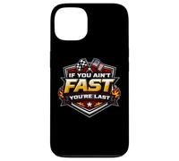 Si Vous n'êtes Pas Rapide, Vous êtes Le dernier American Auto Moto Racing MX Coque pour iPhone 13