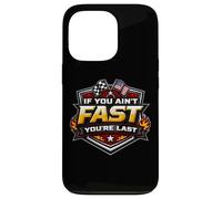 Si Vous n'êtes Pas Rapide, Vous êtes Le dernier American Auto Moto Racing MX Coque pour iPhone 13 Pro