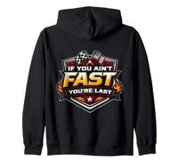 Si Vous n'êtes Pas Rapide, Vous êtes Le dernier American Auto Moto Racing MX Sweat à Capuche