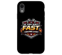 Si Vous n'êtes Pas Rapide, Vous êtes Le dernier Auto Moto Racing Motocross MX Coque pour iPhone XR