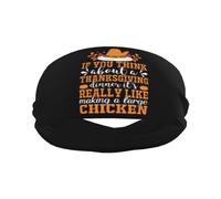 Si Vous Pensez À Un Dîner De Thanksgiving, C'est Un Peu comme Préparer Un Gros Poulet. Unisexe Bandeaux De Sport Séchage Rapide Headband Respirant Bandeau Cheveux pour Sport Fitness Tennis