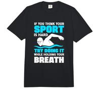 Si Vous Pensez Que Votre Sport est Difficile, essayez de Le Faire en Tenant Le Souffle Comfort Colors Adult Heavyweight T-Shirt