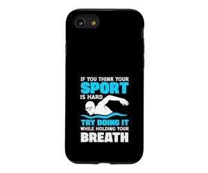 Si Vous Pensez Que Votre Sport est Difficile, essayez de Le Faire en Tenant Le Souffle Coque pour iPhone SE (2020) / 7/8