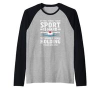 Si Vous Pensez Que Votre Sport est Difficile, Nageur Amusant Manche Raglan