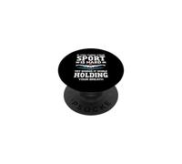 Si Vous Pensez Que Votre Sport est Difficile, Nageur Amusant PopSockets PopGrip Adhésif