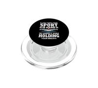 Si Vous Pensez Que Votre Sport est Difficile, Nageur Amusant PopSockets PopGrip pour MagSafe