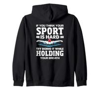 Si Vous Pensez Que Votre Sport est Difficile, Nageur Amusant Sweat à Capuche