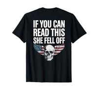 Si vous pouvez lire ceci, elle est tombée d'une drôle de moto de motard T-Shirt