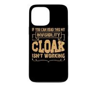Si Vous Pouvez Lire ceci, ma Cape d'invisibilité ne Fonctionne Pas Coque pour iPhone 13 Pro Max