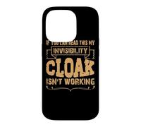 Si Vous Pouvez Lire ceci, ma Cape d'invisibilité ne Fonctionne Pas Coque pour iPhone 14 Pro
