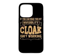 Si Vous Pouvez Lire ceci, ma Cape d'invisibilité ne Fonctionne Pas Coque pour iPhone 15 Pro Max