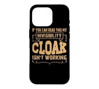 Si Vous Pouvez Lire ceci, ma Cape d'invisibilité ne Fonctionne Pas Coque pour iPhone 16 Pro