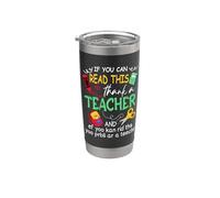 Si vous pouvez lire ceci, merci à un professeur et à Ef Youu Kan Rid Gobelet isotherme en acier inoxydable double paroi
