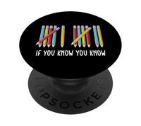 Si Vous Savez Que Vous Savez - Six Seven Memes Students Teacher PopSockets PopGrip Adhésif