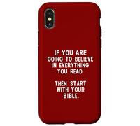 Si vous voulez croire tout ce que vous lisez Coque pour iPhone X/XS