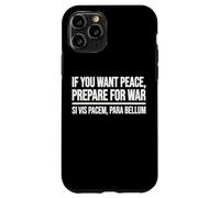 Si Vous Voulez la Paix, préparez-Vous à la Guerre si Vise Le Rythme Para Bellum Coque pour iPhone 11 Pro