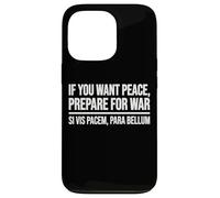 Si Vous Voulez la Paix, préparez-Vous à la Guerre si Vise Le Rythme Para Bellum Coque pour iPhone 13 Pro