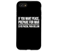 Si Vous Voulez la Paix, préparez-Vous à la Guerre si Vise Le Rythme Para Bellum Coque pour iPhone SE (2020) / 7/8