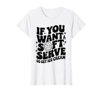 Si Vous Voulez Un Service Doux, optez pour de la crème glacée - Volleyball T-Shirt