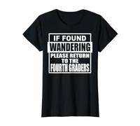Si Vous Vous Demandez, Veuillez Retourner à la quatrième année 4e T-Shirt Graphique avec Valeur