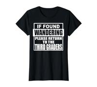 Si Vous Vous Demandez, Veuillez Retourner à l'école de troisième année T-Shirt Graphique avec Valeur