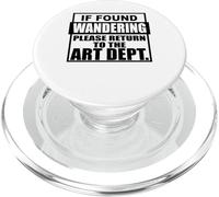 Si Vous Vous Demandez, Veuillez Retourner au département d'art enseigner PopSockets PopGrip pour MagSafe
